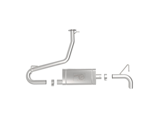 aFe Takeda 2-1/2in 304 SS Axle-Back Exhaust 18-21 Hyundai Kona L4 1.6L (t) - 49-37017