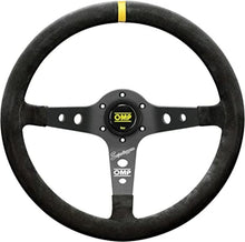 Load image into Gallery viewer, OMP Corsica SuperleggeroSuede Leather 350mm Diameter Steering Wheel Black - OD0-2021-071