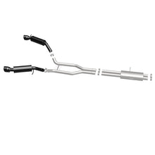 Load image into Gallery viewer, MagnaFlow Cat-Back 15-16 Land Rover Ranger Rover V6 SS 2.5in Dual Split Rear Exit 4.5in Black Tips - 19123