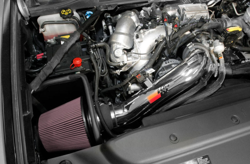 K&N 2017 Chevy Silverado 2500/3500HD V8-6.6L DSL Performance Air Intake Kit - 77-3101KP