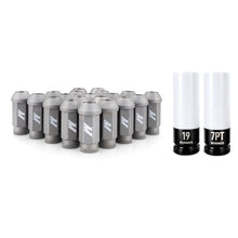 Load image into Gallery viewer, Mishimoto Steel Locking Lug Nuts M14x1.5 20pc Set Silver - MMLG-M14-20LSL
