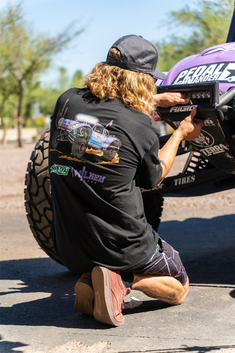 Rigid Industries x SHREDDY 360-Series 6in Lights w/Wt Bcklght (2) + 6 Covers (2 Pink/2 Teal/2 Blk) - 36204-SHREDDY