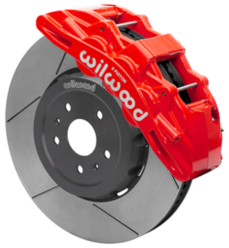 Wilwood SX6R Big Brake Dynamic Front Brake Kit 15in Slotted Red 2020+ Chevy C8 Corvette - 140-17004-R