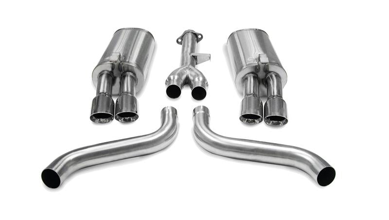 Corsa 1986-1991 Chevrolet Corvette C4 5.7L V8 L98 Polished Sport Cat-Back Exhaust - 14115