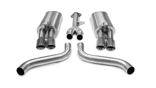 Corsa 1986-1991 Chevrolet Corvette C4 5.7L V8 L98 Polished Sport Cat-Back Exhaust - 14115