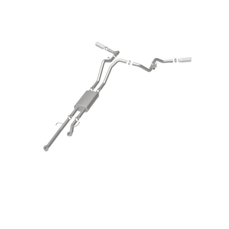 MagnaFlow Cat-Back 10-15 Toyota Tundra SC LB / CC SB 4.6L/5.7L V8 SS 2.5 Dual Split Rear 4in Tip - 19232