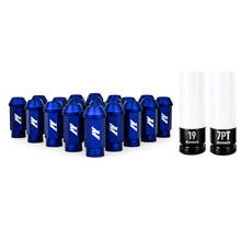 Load image into Gallery viewer, Mishimoto Aluminum Locking Lug Nuts 1/2 X 20 23pc Set Blue - MMLG-1220-23LBL