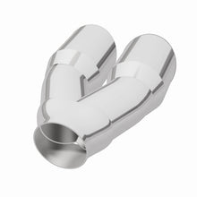 Load image into Gallery viewer, MagnaFlow Double Wall 3in Dual Round Polished Tip 2.25in Inlet - 35226