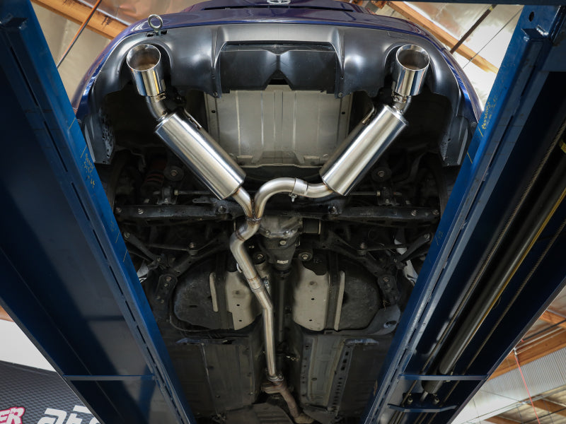aFe Takeda Exhaust Axle-Back 13-15 Scion FRS / Subaru BRZ 304SS Blue Flame Dual Tips Exhaust - 49-36023-L