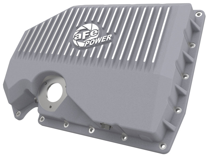 aFe 05-19 VW 1.8L/2.0L w/ Oil Sensor Engine Oil Pan Raw POWER Street Series w/ Machined Fins - 46-71210A