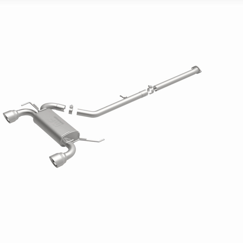 MagnaFlow Cat-Back 03-09 Nissan 350Z Street SS 2.5in Dual Split Rear Exit Polished 4.5in Tips - 19342