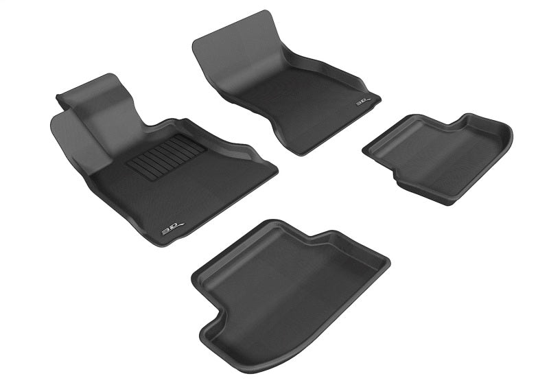 3D MAXpider 11-16 BMW 5 Series Sedan (F10) RWD Kagu Black Full Set - L1BM05801509