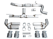 Load image into Gallery viewer, AWE Tuning 22-24 Audi 8Y S3 Track Edition Exhaust - Chrome Silver Tips - 3020-42897