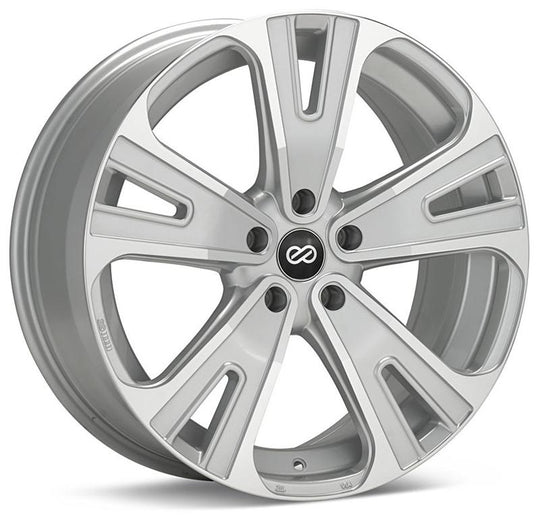 Enkei Universal SVX Truck & SUV 20x8.5 +40mm Offset 5x120 Bolt 72.6mm Bore Silver Machined Wheel - 475-285-1240SM