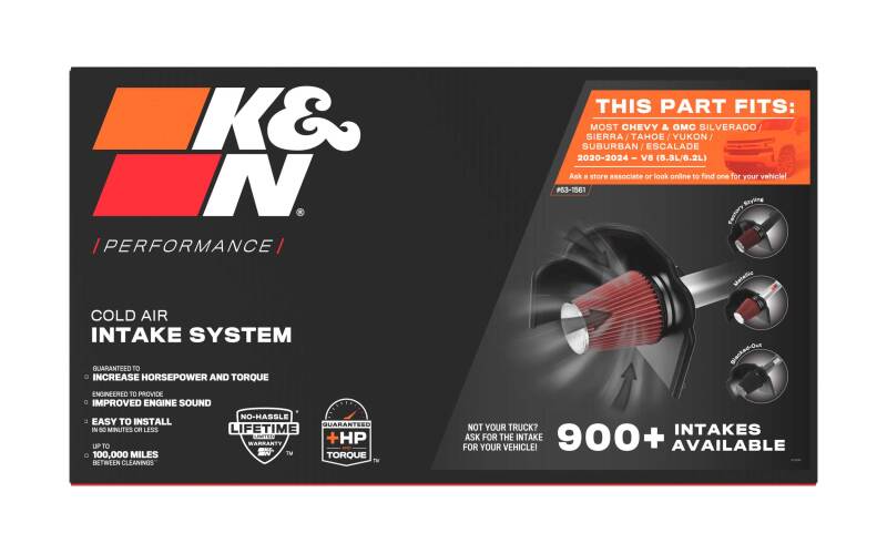 K&N 09-10 Dodge Ram 1500 PickUp V8-5.7L AirCharger Performance Intake - 63-1561