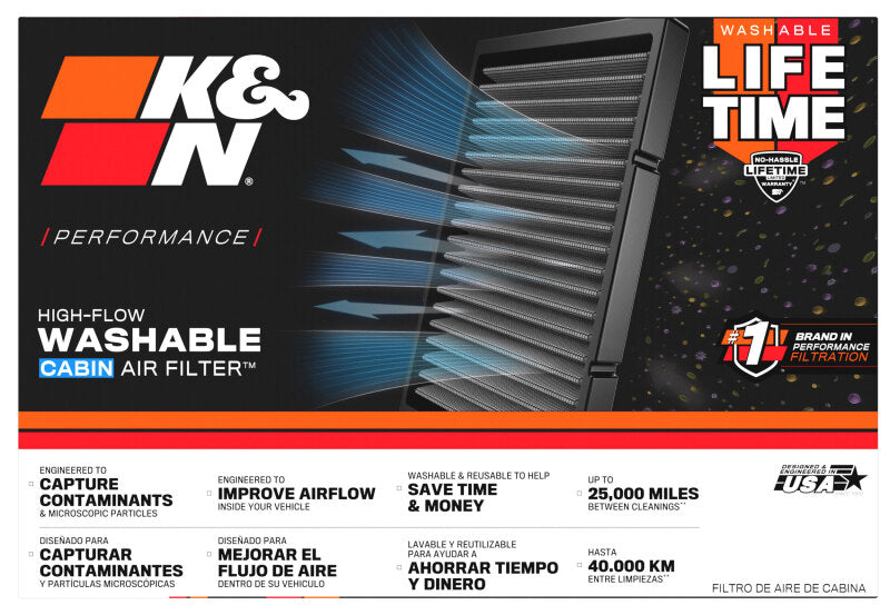 K&N 14-17 Fiat 500L 1.4L L4 F/I Air Filter - VF1014