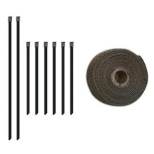 Load image into Gallery viewer, Mishimoto 2 inch x 35 feet Heat Wrap with Stainless Locking Tie Set - MMTW-235