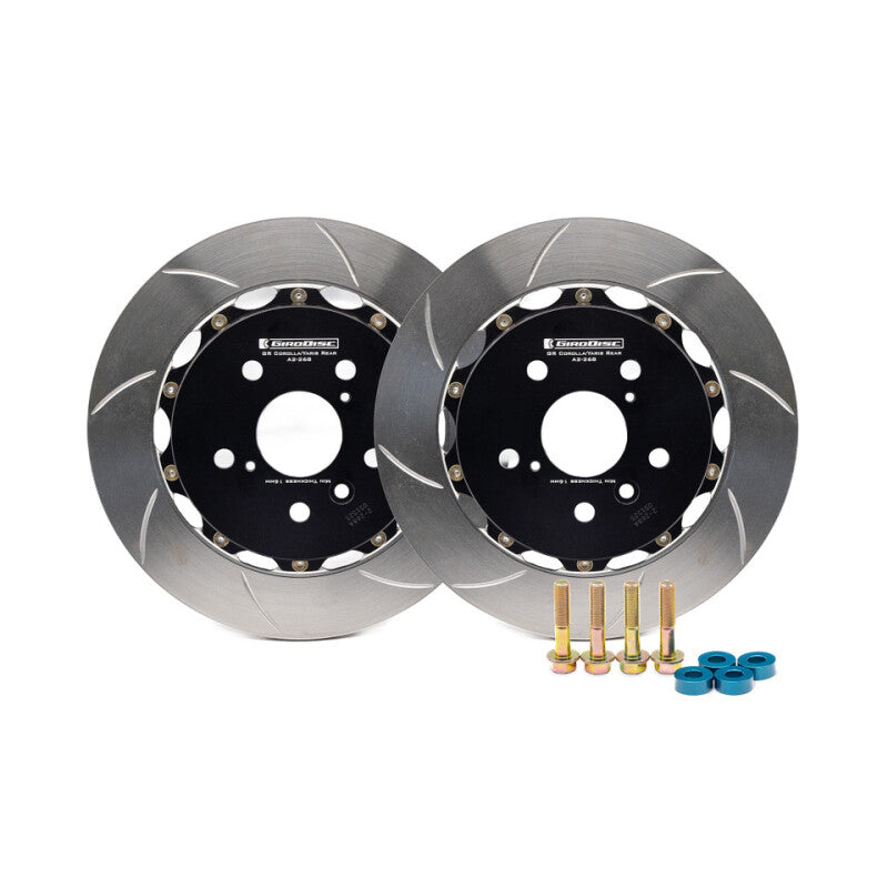 GiroDisc 2023+ Toyota GR Corolla Slotted Rear Rotors - A2-268