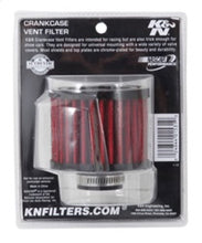 Load image into Gallery viewer, K&amp;N 1 inch ID 3 inch OD 2.375 inch H Rubber Base Crankcase Vent Filter - 62-1410