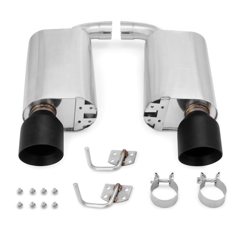 Mishimoto 2015+ Ford Mustang GT Street Axleback Exhaust w/ Black Tips - MMEXH-MUS8-15ASBK