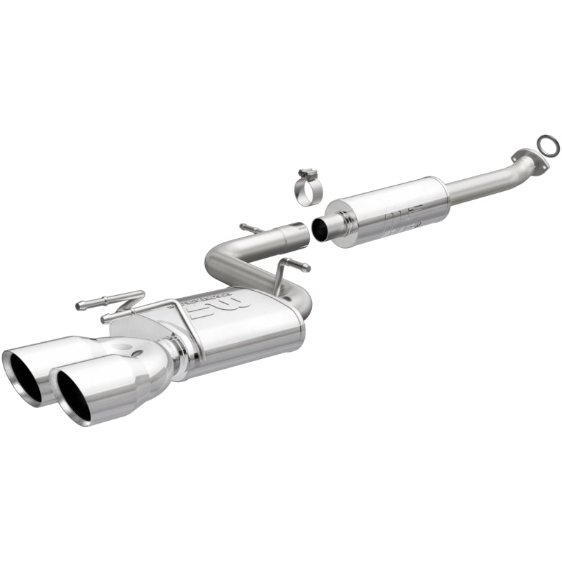MagnaFlow CatBack 18-19 Toyota Camry SE 2.5L Street Series Single Exit Polished Stainless Exhaust - 19410