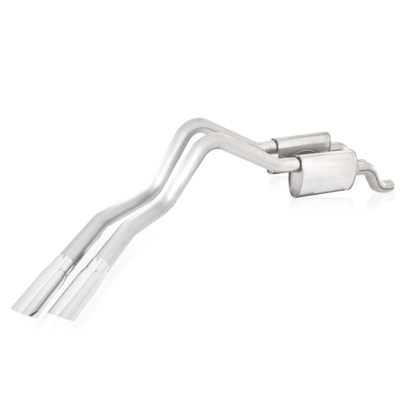 Stainless Works 2010-14 Raptor Exhaust 3in S-Tube Mufflers Exits Behind Passenger Rear Tire - FTR10CB-LMF