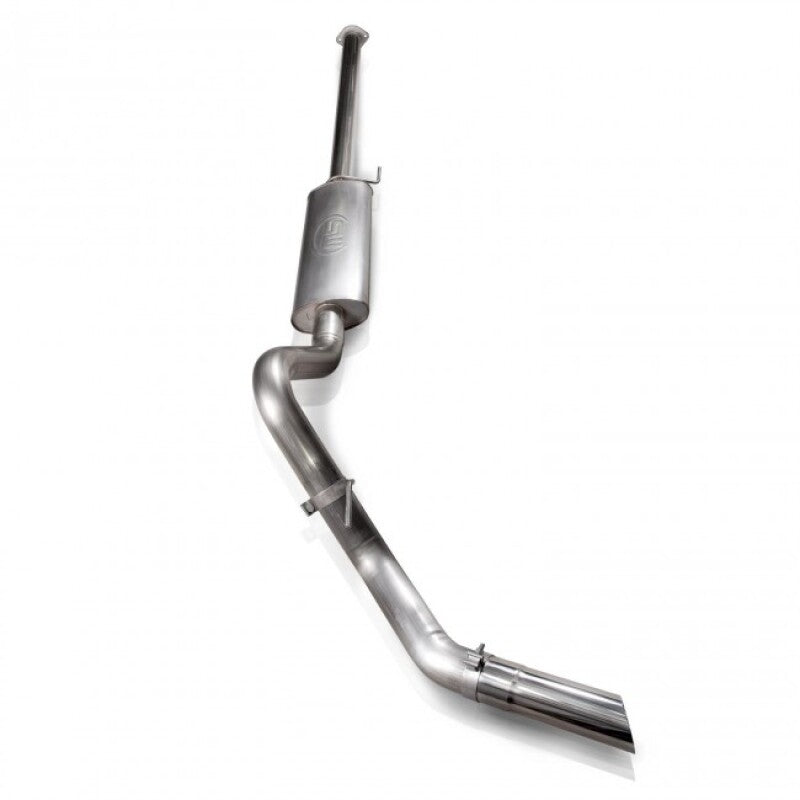 Stainless Works 2011-14 F-150 3.5L 3-1/2in Catback Chambered Muffler Factory Connection - FTECOCB