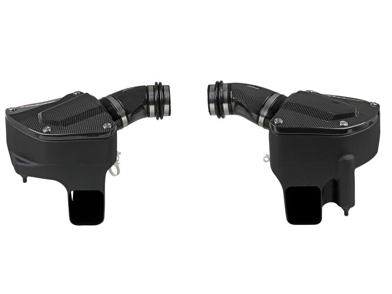 aFe Black Series Stage-2 Carbon Fiber Cold Air Intake System w/ Pro DRY S Media - 18-19 BMW M5 (F90) - 58-10005D