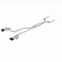 Load image into Gallery viewer, MagnaFlow 20-21 Ford Explorer 3.0L V6 Dual Exit Quad Black Chrome Tip Street Series Cat-Back Exhaust - 19515