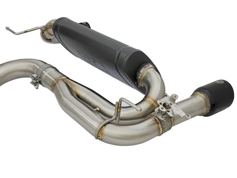 aFe MACH Force-Xp 3in 304 SS Cat-Back Exhaust w/ Black Tips 12-15 BMW 335i (F30) L6 3.0L (t) N55 - 49-36340-B