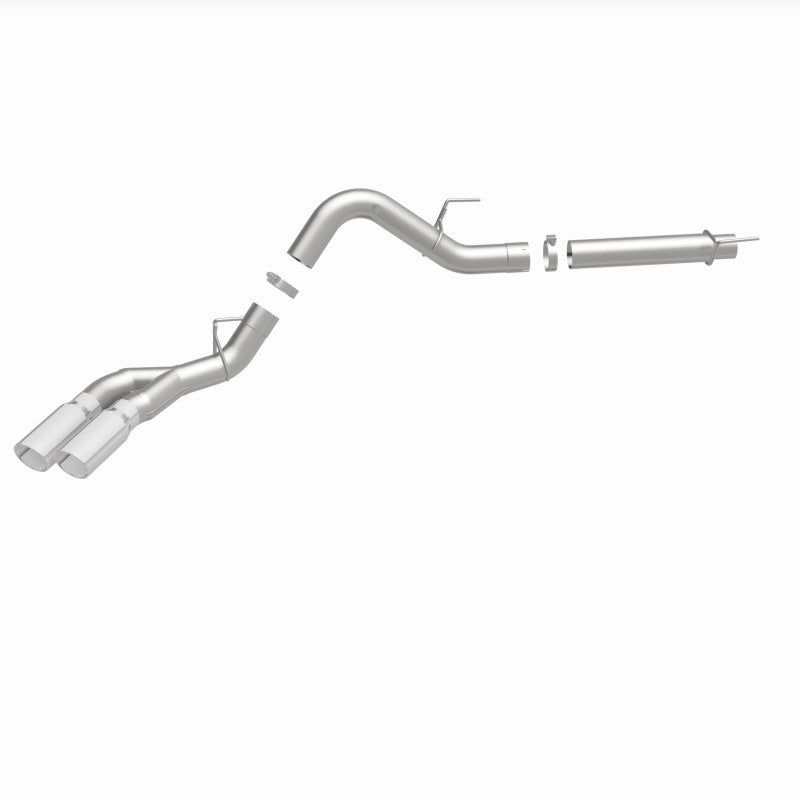 MagnaFlow CatBack 2018 Ford F-150 V6-3.0L Dual Exit Polished Stainless Exhaust - MF Series - 19422