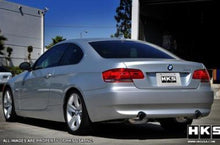 Load image into Gallery viewer, HKS 07-08 BMW 335i Coupe Only Legamax Hi-Power Dual SOS304 Ti-Tip Catback Exhaust - 31013-BG001