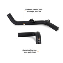 Load image into Gallery viewer, Mishimoto 21+ Bronco 2.7L Intercooler Pipe Kit Micro Wrinkle Black - MMICP-BR27-21MWBK