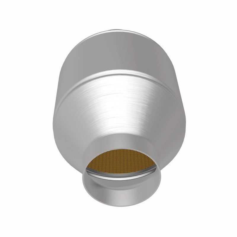 MagnaFlow Univ Cat Conv 2.5in Inlet/Outlet Center/Center Round 3in Body L x 5in W x 8.75in Overall L - 51656