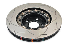 Load image into Gallery viewer, DBA 02-10 WRX / 13+ FR-S / 13+ BRZ Premium Front Slotted 5000 Series 2 Piece Rotor w/ Black Hat - DBA5010BLKS