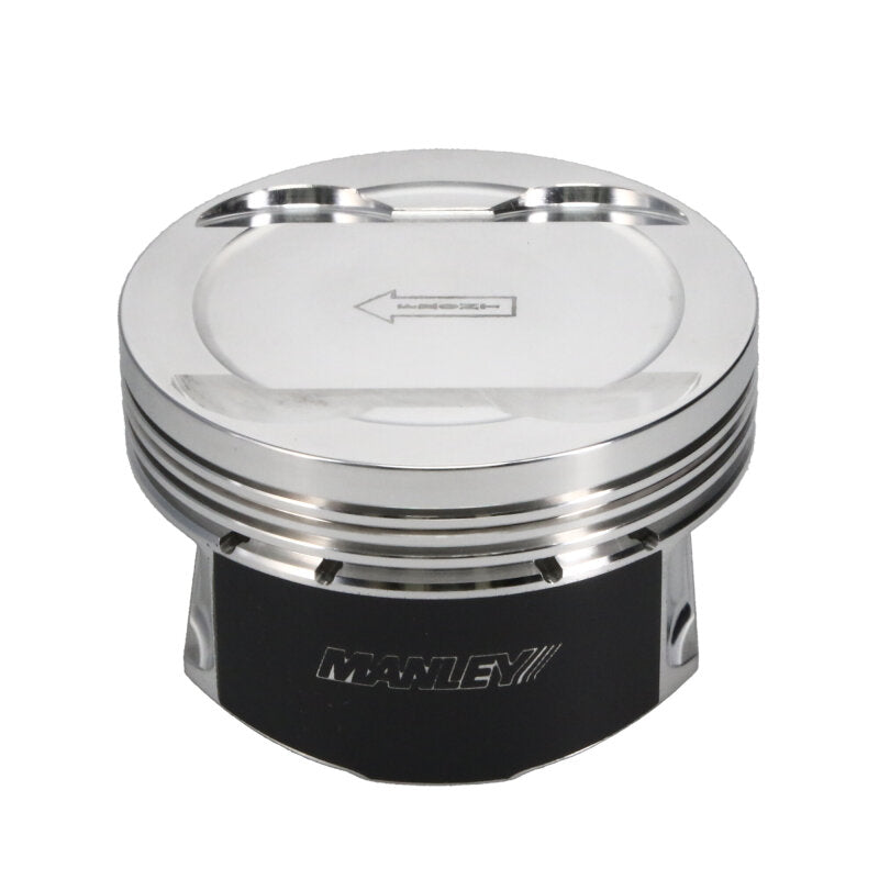 Manley Ford 3.7L Cyclone V6 3.76in Bore 9.5:1 Comp Ratio -5.0cc Dish Platinum Piston Set - Set of 6 - 599500C-6