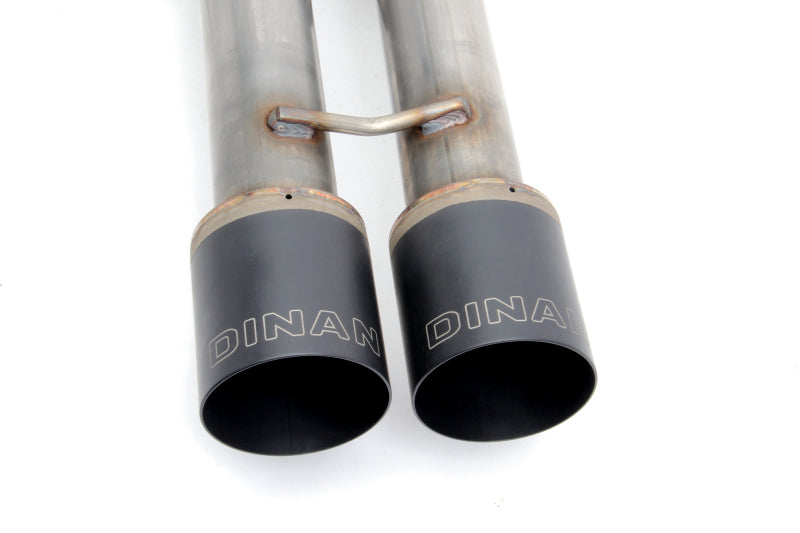 Dinan 14-24 Mini Cooper S (F55) 5-Door Free Flow Axleback Exhaust System - Black Tips - D660-0063-BLK