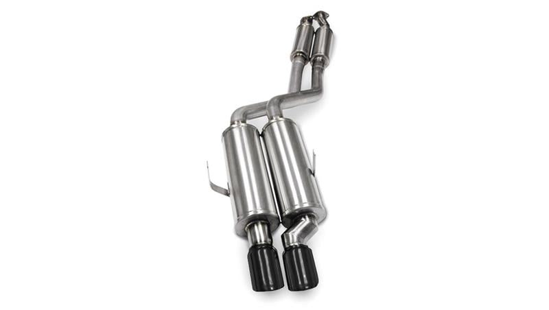 Corsa 1992-1999 BMW 325i/is Coupe E36 Black Sport Cat-Back Exhaust - 14553BLK