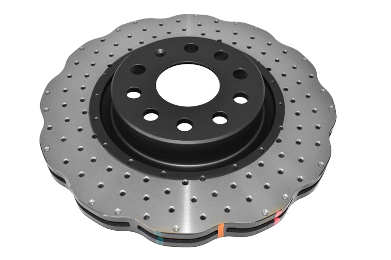 DBA 2006 Audi A3 Front 4000 Series Drilled Wavey Rotor - DBA42806WXD