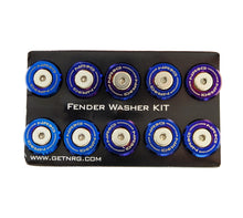 Load image into Gallery viewer, NRG M-Style Fender Washer Kit (TI Series) M6 Bolts For Plastic (TI Brn Wshr/Silver Scrw) - Set of 10 - FW-300TS