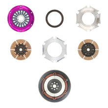 Load image into Gallery viewer, Exedy 2004-2014 Subaru Impreza WRX STI H4 Hyper Twin Cerametallic Clutch Sprung Center Disc Pull - FM022HD