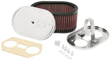 Load image into Gallery viewer, K&amp;N Custom Oval Red Race Filter 7in L x 4-1/2in W 3-1/4in H - 56-1170