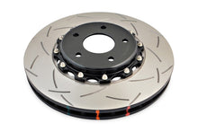 Load image into Gallery viewer, DBA Nissan Skyline (Various) Front Slotted 5000 Series 2 Piece Rotor Assembled w/ Black Hat - DBA5928BLKS