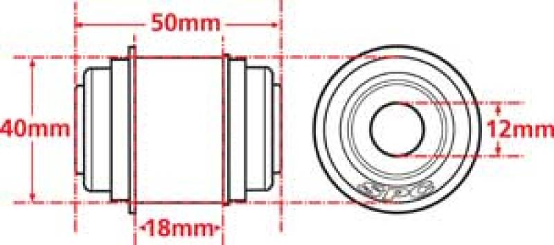 SPC Performance xAxis Sealed Flex Joint for Mustang Cobra - 15645
