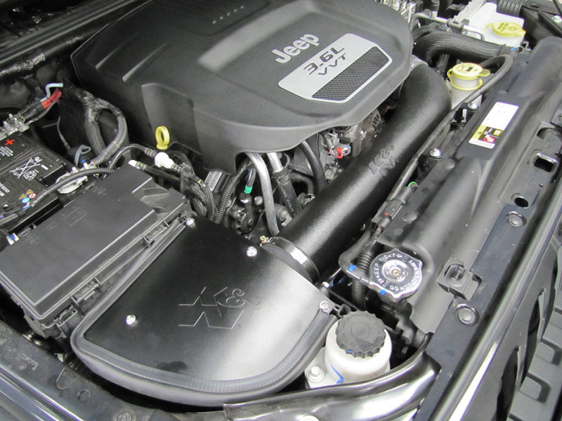 K&N 12-13 Jeep Wrangler 3.6L-V6 AirCharger Perf Intake Kit - 63-1566