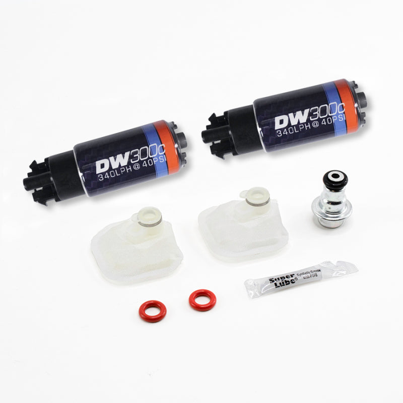 DeatschWerks 09-15 Cadillac CTS-V DW300c (2) 340 LPH In-Tank Fuel Pumps w/ Install Kit - 9-309-1039