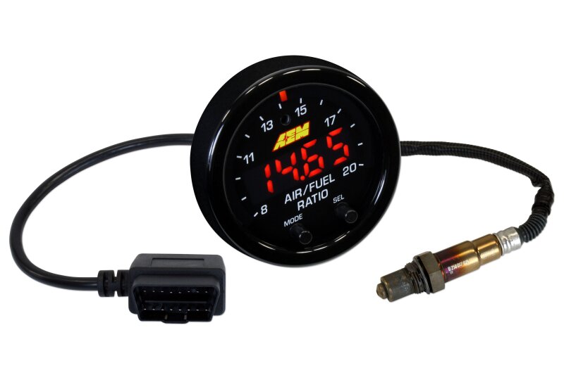 AEM X-Series OBDII Wideband UEGO AFR Sensor Controller Gauge - 30-0334