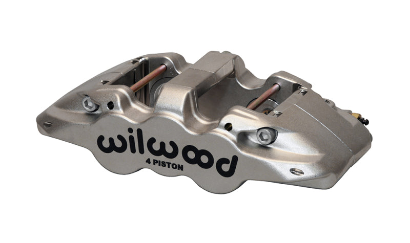 Wilwood Caliper-Aero4-ST-R/H-Nickel (.80 Thk Pad) 1.88/1.62in Pistons 1.25in Disc - 120-13297-N