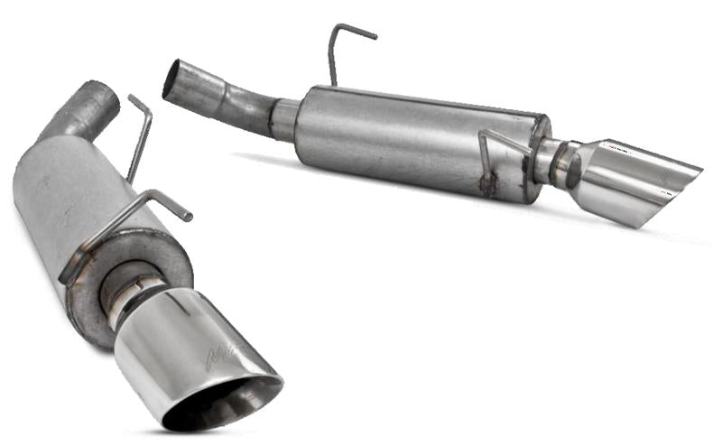 MBRP 05-10 Ford Mustang GT 5.0/Shelby GT500 Dual Mufflers Axle Back Split Rear AL - S7200AL