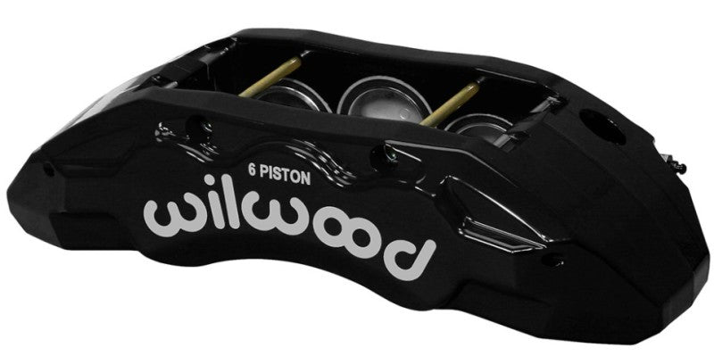 Wilwood Caliper-TX6R- R/H - Black 1.75/1.62/1.62in Pistons 1.38in Disc - 120-13817-BK